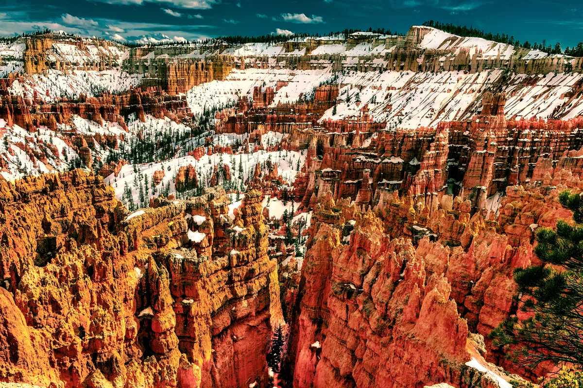 Bryce Canyon National Park, Utah, USA in winter