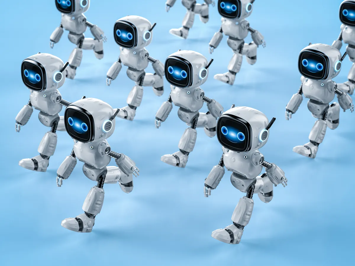 Chat widget embedded on business website