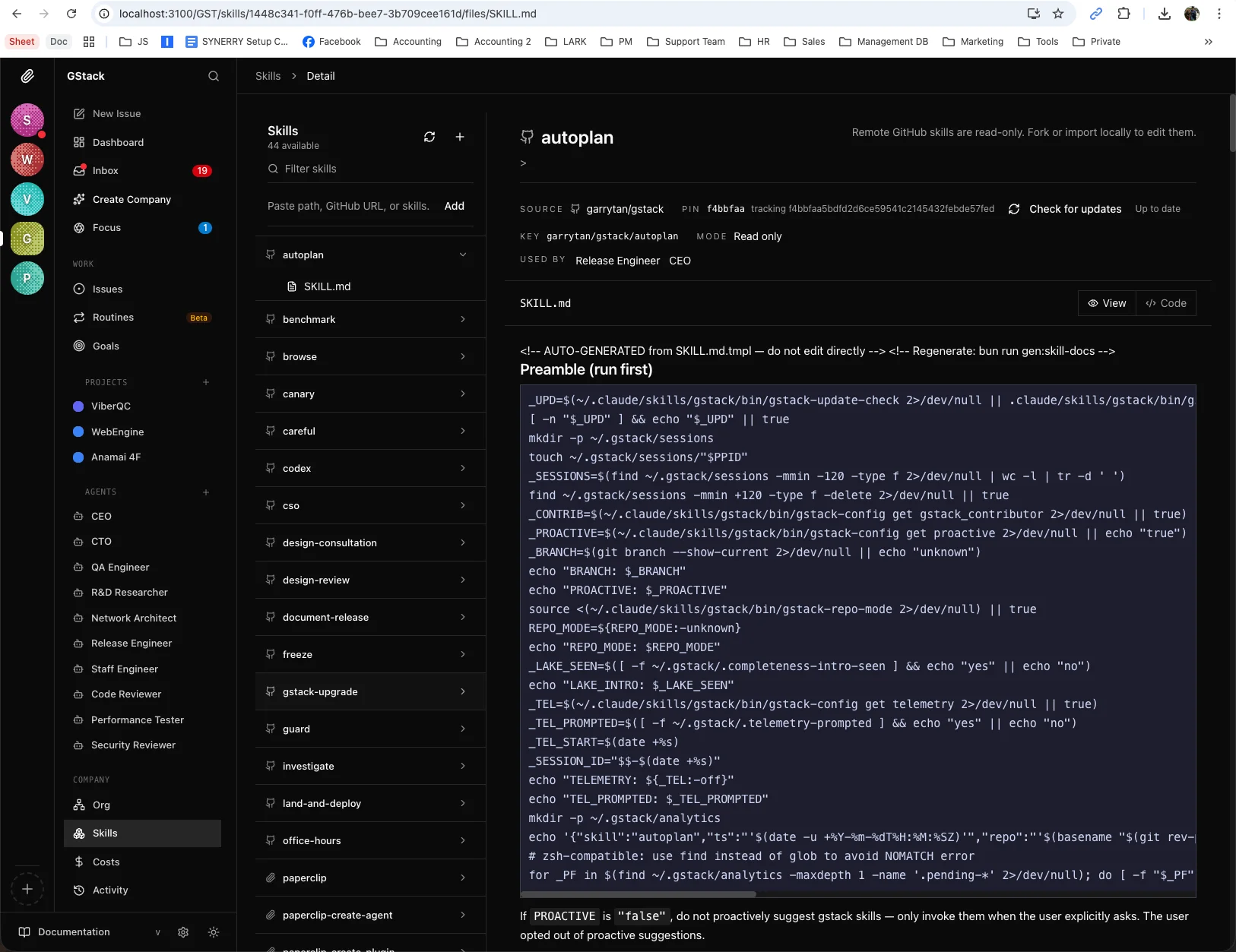 GStack — Skills & Autoplan