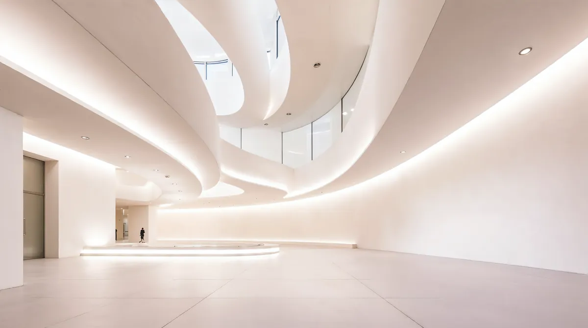 Modern Architecture Interior — ระบบที่ออกแบบมาอย่างสะอาด organized