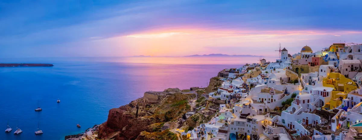 Santorini Greece — visual break before the heavy stuff